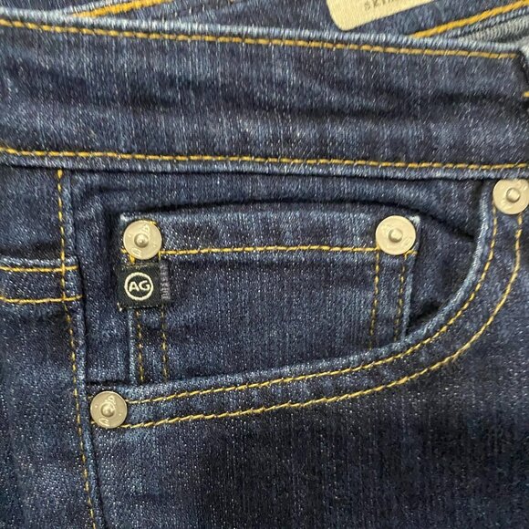 AG Adriano Goldschmied Womans Jeans 26R Dark Blue Denim the Premiere Skinny Stra - Picture 6 of 6